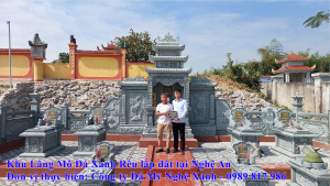 Lắp Đặt Khu Lăng Mộ Đá Xanh Rêu lắp đặt tại Nghệ An