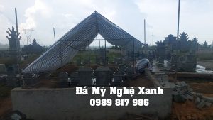 Lắp Đặt 14 Ngôi Mộ Đá Xanh Rêu Tại Xã Khánh Thành